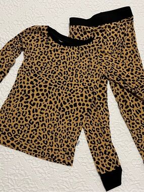 Little Sleepies Kids Leopard Print Pajama Set
